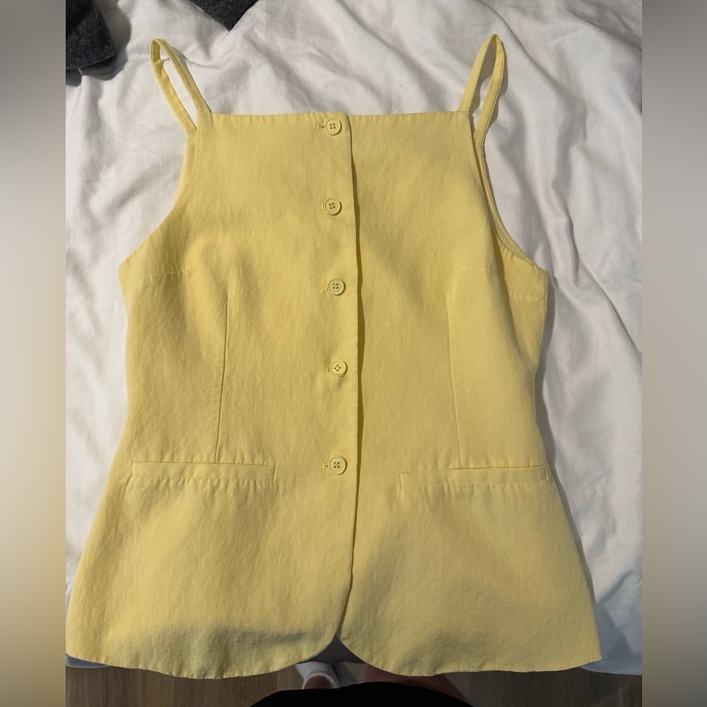 Zara button down top